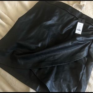 NWT Faux leather wrap skirt 💗